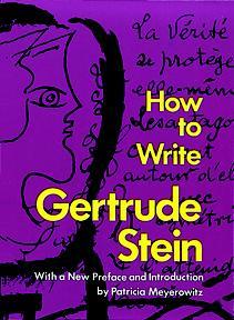 How to Write (1975) by Gertrude Stein